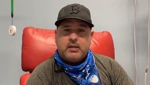 Screenshot of a Male patient from a video review